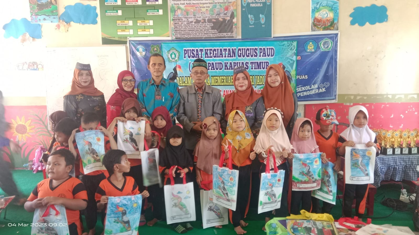 PAUD Mangunkerta Gelar Lomba Mewarnai